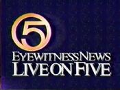 WEWS TV5 Eyewitness News Live On 5 open from 1989