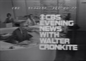 CBS Evening News - Coming Up bumper from December 23, 1977