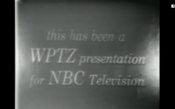 WPTZ-TV Presentation for NBC Television ident from 1941