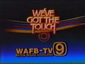 CBS Network - We've Got The Touch ident w/WAFB-TV Baton Rouge byline from Fall 1983