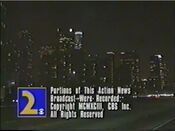 KCBS Channel 2 Action News Nightcast Weeknight close from Mid-May 1993