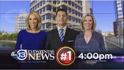 KTRK ABC13 Eyewitness News 4PM Weekday - #1 4PM Newscast ident from Summer 2016