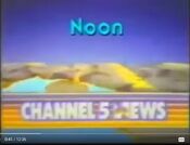 WMAQ The Channel 5 News 12PM open from 1982