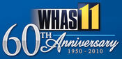 WHAS 11 - 60th Anniversary: 1950-2010 logo from 2010