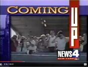 WNBC News 4 New York 11PM Weeknight - Coming Up bumper from March 1, 1993