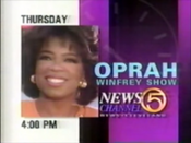 WEWS Newschannel 5 - The Oprah Winfrey Show - Thursday promo/id from 1994