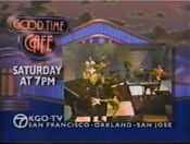 KGO-TV Good Time Cafe - Saturday promo for August 30, 1986