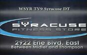 WSYR Newschannel 9 - Syracuse Fitness Store ident from 2014