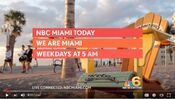 WTVJ NBC Miami News Today Weekday - We Are Miami - Weekdays promo from May 2011