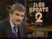 WCBS Channel 2 News: The 11PM Update Weeknight - Tonight ident for November 21, 1980