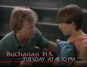 WNYW Fox Channel 5 - Buchanan H.S. - Tuesday promo for June 10, 1986