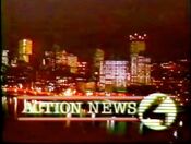 WTAE Channel 4 Action News 11PM open from 1985