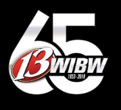 WIBW 13 - 65th Anniversary logo from 2018