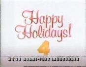 WTVJ Channel 4 - Happy Holidays station id from December 1989