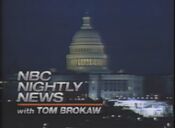 NBC Nightly News with Tom Brokaw open from January 19, 1989