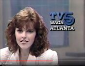 WAGA TV5 Eyewitness News Update Weeknight - Tonight id for December 10, 1986