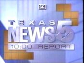 KXAS Texas News 5: The 10PM Report open from 1989