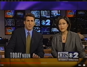 WCBS The CBS2 Information Network: CBS2 News 12PM Weekday - Today promo for January 31, 2002