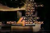 WNBC News 4 New York 11PM Weeknight open from September 22, 1986