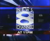 WTNH Newschannel 8 11PM open from late December 2007