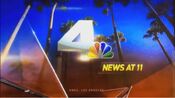 KNBC NBC4 News 11AM Weekday open from late July 2016