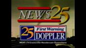 WEHT News 25 - First Warning Doppler Weather ident from 1998