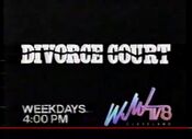WJW TV8 - Divorce Court - Weekdays promo from Fall 1986