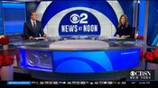 WCBS CBS2 News 12PM Weekday open from December 20, 2021