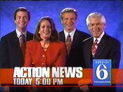 WPVI Channel 6 Action News 5PM - Today ident from Fall 1996