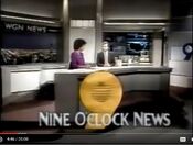 WGN News - The 9 O'Clock News Weeknight open from August 8, 1988