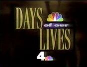 NBC Daytime - Days Of Our Lives promo w/WNBC-TV New York ID bug from Fall 1995