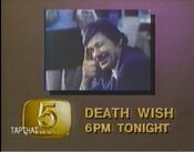 WNEW-TV Death Wish (1974) - Tonight promo for late 1984