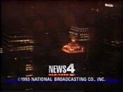 WNBC News 4 New York 11PM Weekend close from October 30, 1993