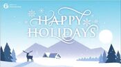 WPVI 6ABC - Happy Holidays ident from Mid-Late December 2020