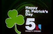 WMAQ Channel 5 - Happy St. Patrick's Day id from Mid-Late March 1978