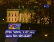 NBC Nightly News with Tom Brokaw open from November 18, 1992