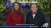 WCAU NBC10 - Happy Holidays: Tammie Souza And Glenn "Hurricane" Schwartz ident from late December 2017