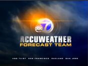 KGO ABC7 News - ABC7 AccuWeather Forecast Team ident from Fall 2010