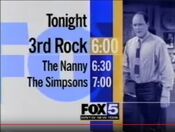 WNYW Fox 5 - 3rd Rock From The Sun - Tonight promo from Fall 1999