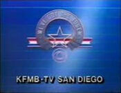 CBS Network - We've Got The Touch ident with KFMB-TV San Diego byline - Fall 1985