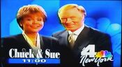 WNBC News 4 New York 11pm Weeknight Chuck & Sue ident #2 from late 1994