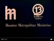 KTRK Channel 13 - Houston Metropolitan Ministries PSA ident from late 1983