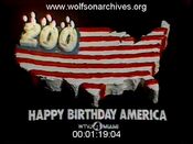 WTVJ Channel 4 - 200: Happy Birthday America ident from July 4, 1976