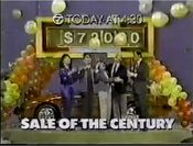 WABC-TV $ale of the Century Syndicated-Version - Today promo from 1985