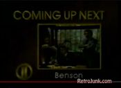 WPIX Channel 11 - Benson - Coming Up Next bumper from late Spring 1986
