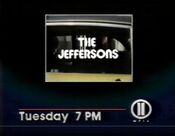 WPIX Channel 11 - The Jeffersons - Tuesday promo from late Spring 1986