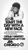 WLS Channel 7 Eyewitness News: A.M. Chicago - Oprah Winfrey - Weekdays promo for January 30, 1984