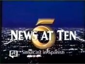 KTLA Channel 5 News 10PM open from 1990