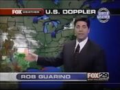 WTXF Fox 29 News: The 10PM News Weeknight - Weather - Tonight ident for February 4, 2004