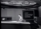 NBC Nightly News close from September 9, 1976